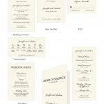 Classic wedding invitation-Picadilly 06