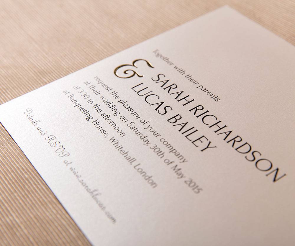 Classic wedding invitation-Central Park 1
