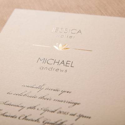 Classic wedding invitation-Greenwich 1