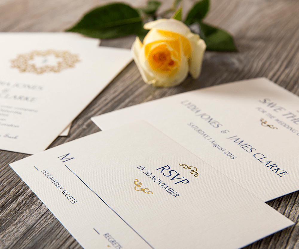 Classic wedding invitation-Madrid Suite