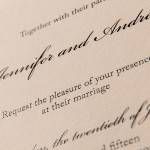 Classic wedding invitation-Picadilly 05