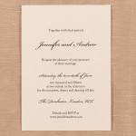 Classic wedding invitation-Picadilly 06
