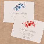 Water Colour wedding invitation- Sakura 4