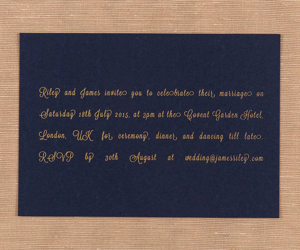Classic wedding invitation-Versaiile Detail 2