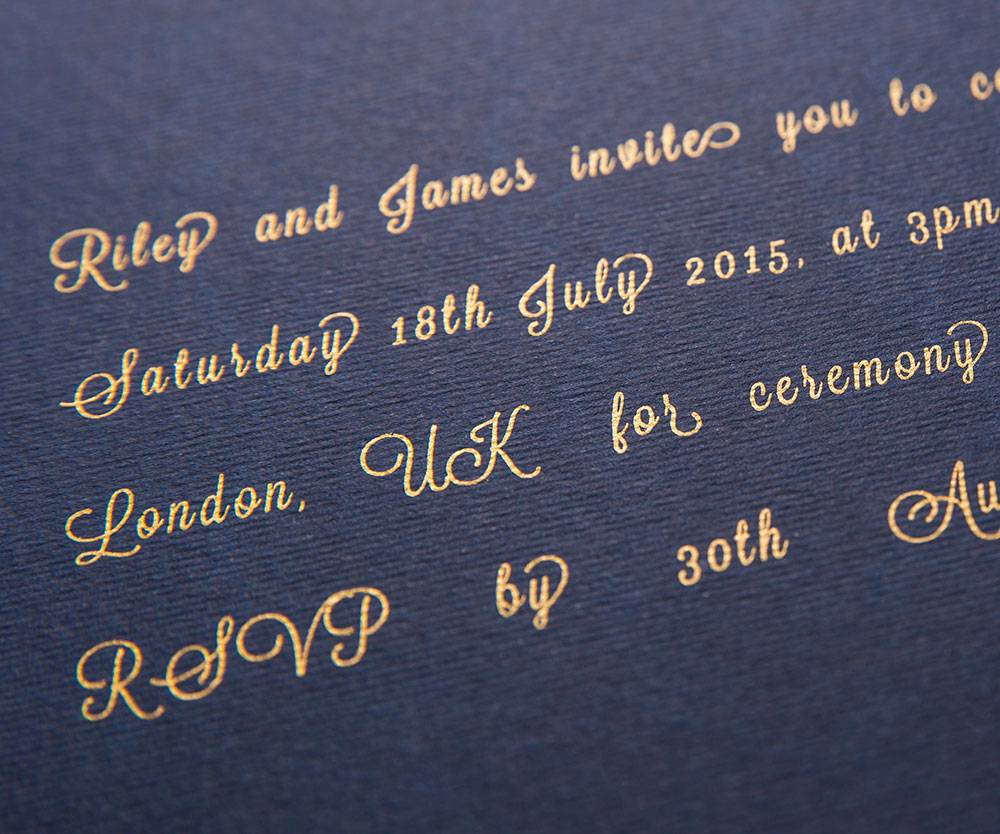 Classic wedding invitation-Versaiile Detail 1