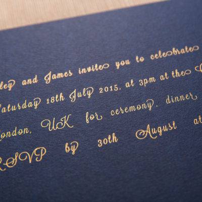 Classic wedding invitation-Versaiile 1