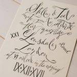 Wedding stationary-Modern Calligraphy