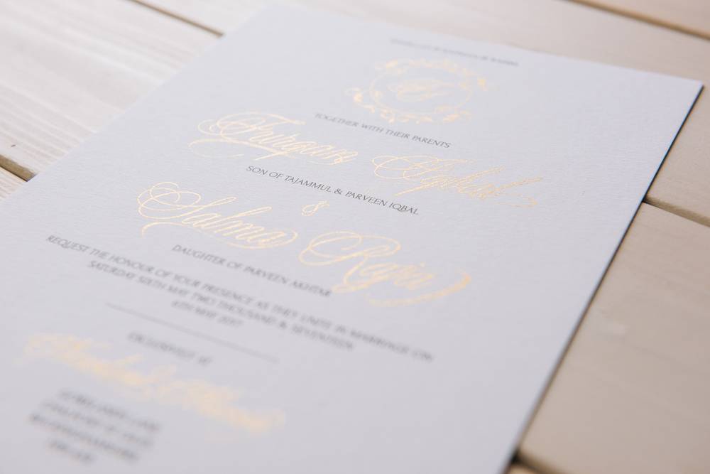 Classic wedding invitation-Greenwich