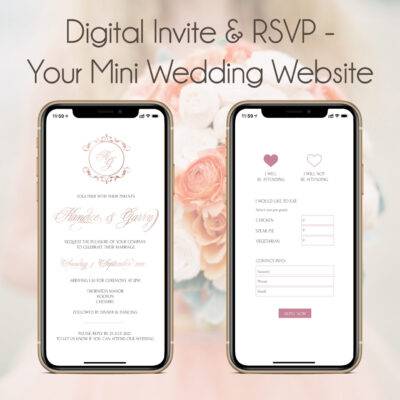 Digital Wedding Invite-Mini website 1